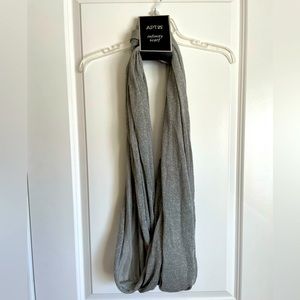 NWT Silver Glitter Infinity Scarf